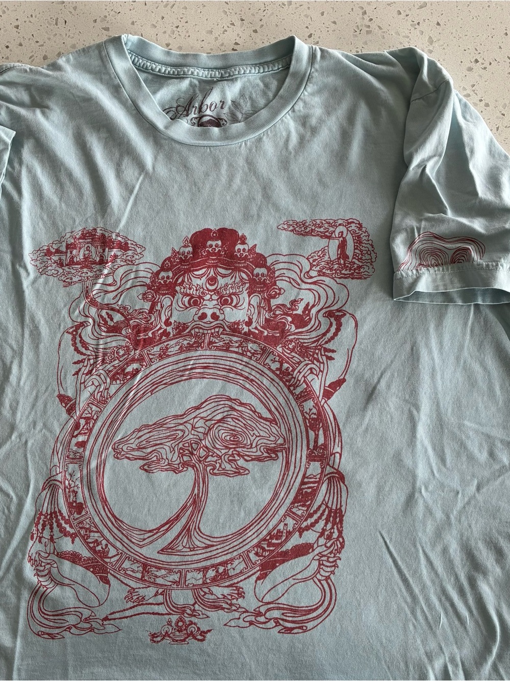 A2 - ARBOR ORGANIC COTTON JAPANESE / THAI GRAPHIC T SHIRT